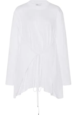 ROSETTA GETTY Layered-design cotton T-shirt