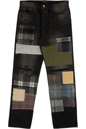 AMIRI Patchwork straight-leg jeans