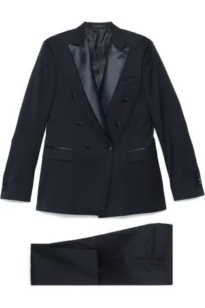corneliani Satin-trim suit