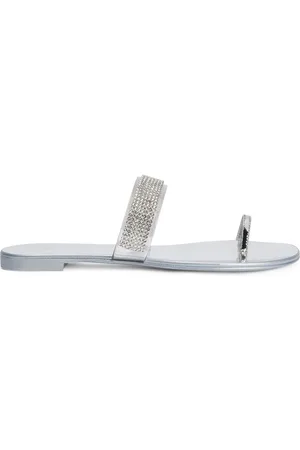 Giuseppe Zanotti Erwan gem-detail flat sandals