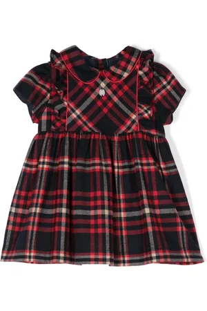 PATACHOU Tartan-plaid dress