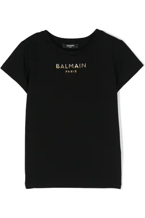 Balmain Appliqu??-logo T-shirt