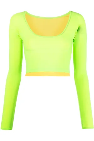 SUNNEI Layered long-sleeved crop top