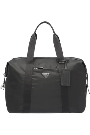 Prada Re-Nylon triangle logo holdall bag