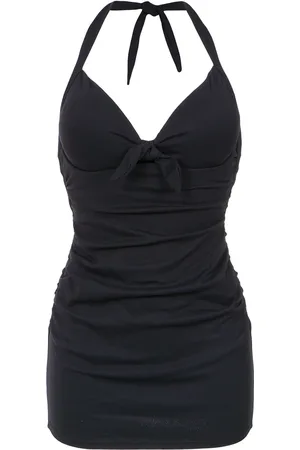 AMIR SLAMA Draped swimsuit