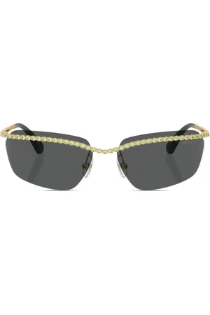Swarovski Crystal-embellished frameless sunglasses