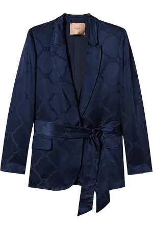Twin-Set Logo-jacquard blazer