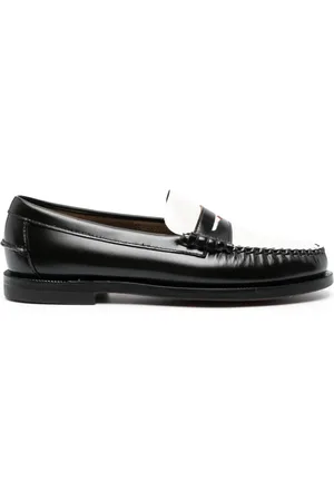 SEBAGO Two-tone leather oxford shoes