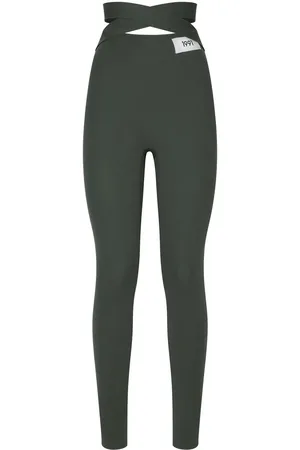 Dolce & Gabbana KIM DOLCE&GABBANA crossover-strap leggings