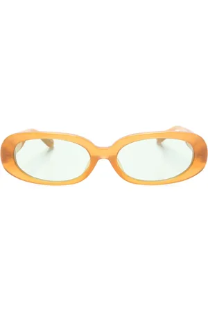 Linda Farrow Cara oval-frame sunglasses