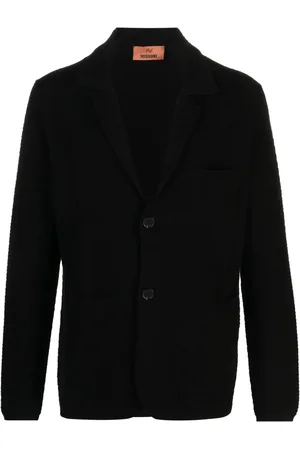 Missoni Zig-zag weave single-breasted jacket