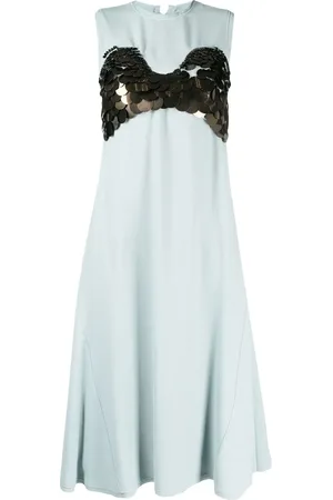Altuzarra Disc-detail fluted dress
