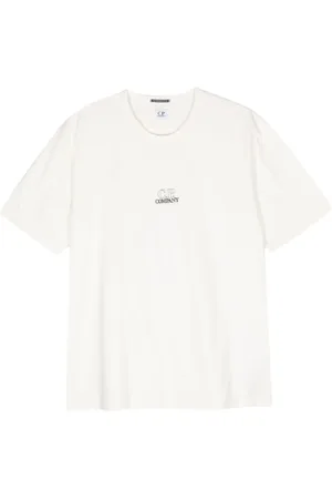 C.P. Company Logo-embroidered cotton T-shirt