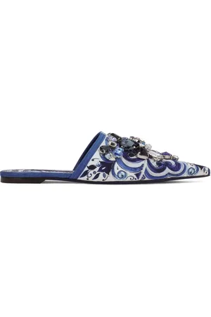 Dolce & Gabbana Majolica-print brocade mules