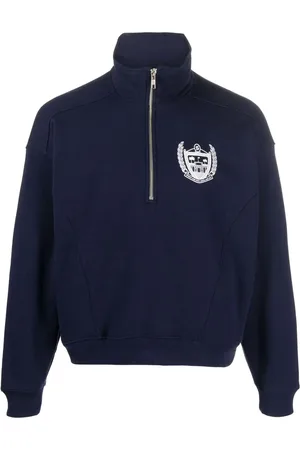 Sporty & Rich Logo-print zip-up sweatshirt