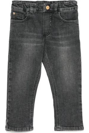 VERSACE Medusa Head-button jeans