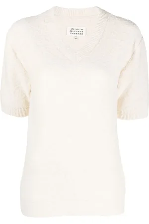 Maison Margiela Nostalgic boucl??-knit jumper