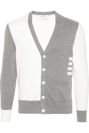 Thom Browne 4-Bar colourblock cardigan