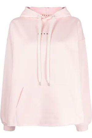 Marni Logo-print cotton hoodie
