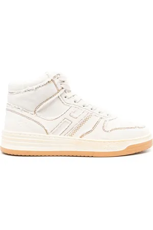 Hogan Contrast-stitch high-top sneakers