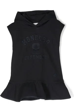 Moncler Ruffle-hem hoodie dress