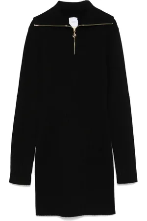 Patou Ribbed-knit mini dress
