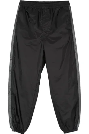 Prada Enamel triangle-logo track pants