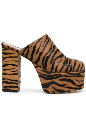REJINA PYO Polly animal-print platform mules