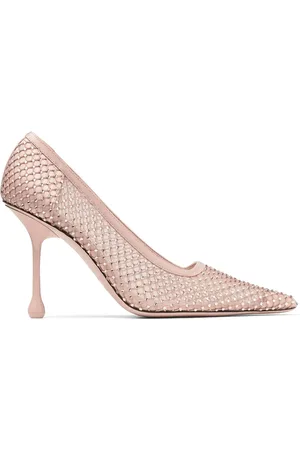 Jimmy Choo 95mm Ixia satin pumps