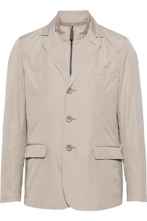 HERNO Byron layered single-breasted blazer