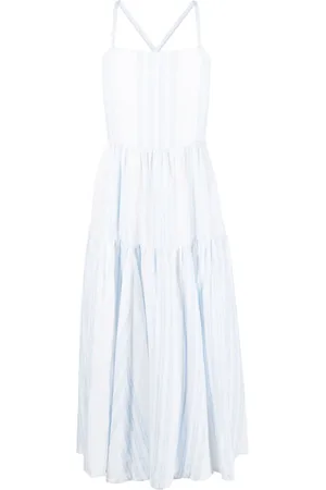 Ralph Lauren Striped linen midi dress