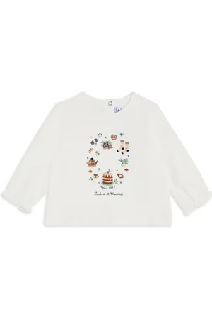 Tartine Et Chocolat Illustration-print long-sleeve T-shirt