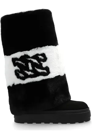 Casadei Logo-embroidered boots