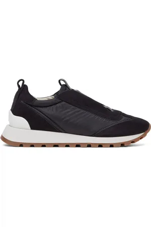 Brunello Cucinelli Monili-embellished slip-on sneakers