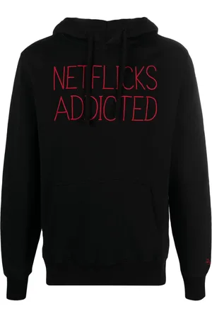 MC2 SAINT BARTH Slogan-embroidered cotton hoodie