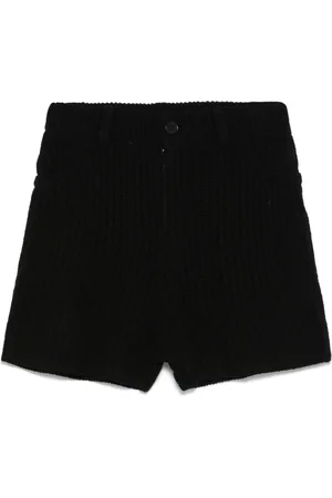 AYA MUSE Ribbed-knit shorts