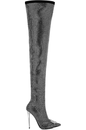 Philipp Plein Rhinestone-embellished boots