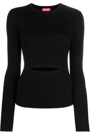 Diesel M-Peris cut-out knitted top