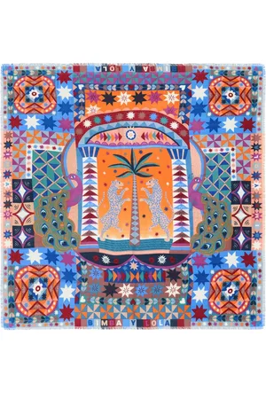 Bimba y Lola Mix-print shawl