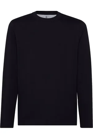 Brunello Cucinelli Ribbed-neck cotton T-shirt