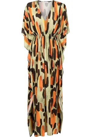 Lenny Niemeyer Caju ruched cotton kaftan