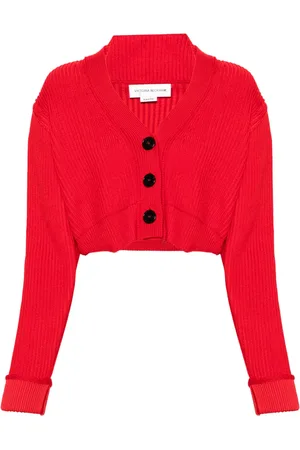 Victoria Beckham V-neck cropped cardigan