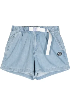 Chocoolate Belted cotton shorts