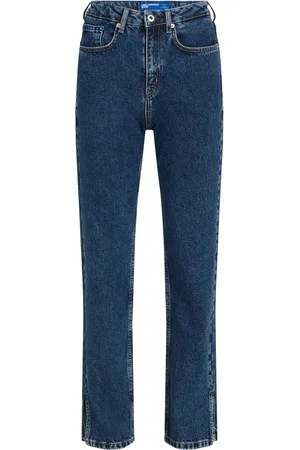 Karl Lagerfeld High-rise straight-leg jeans