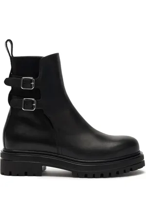 Scarosso Leather biker boots