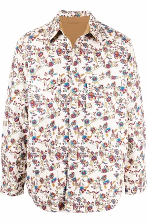 Isabel Marant Floral-print cotton shirt jacket