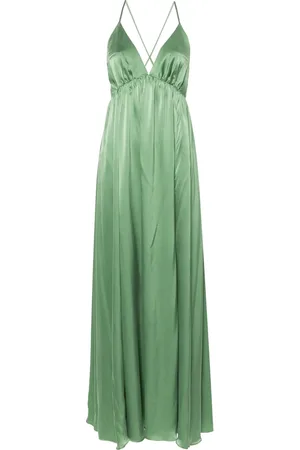 ZIMMERMANN Silk-satin maxi dress
