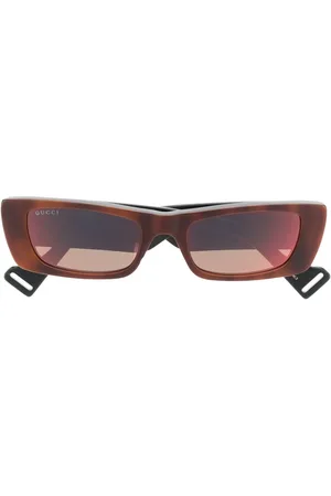 Gucci Rectangular-frame sunglasses