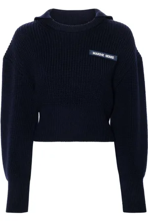 Marine Serre Sailor-collar sweater