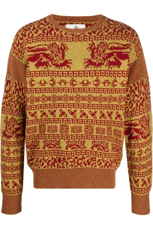 Vivienne Westwood Intarsia-knit crew-neck jumper